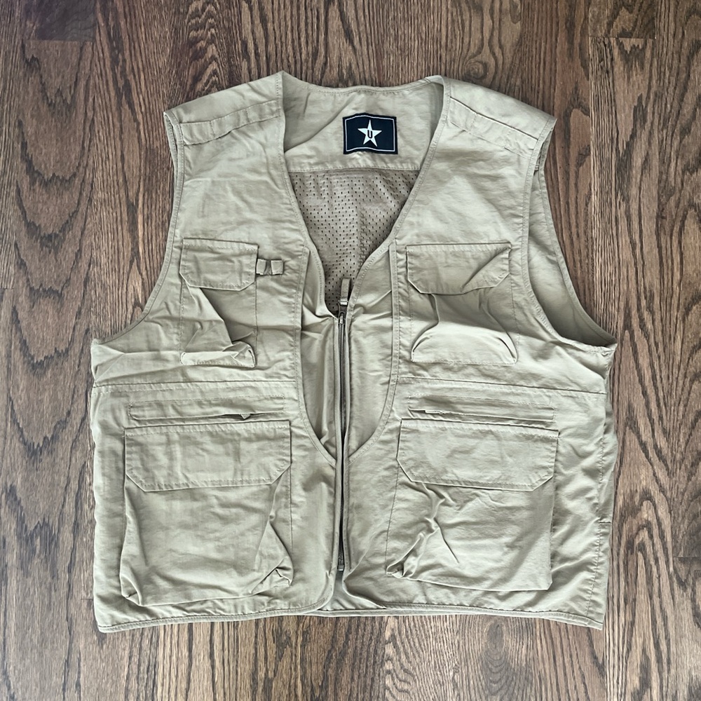Tactical Fisherman U Khaki Vest